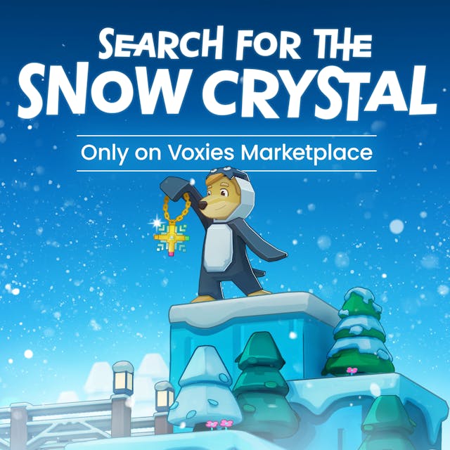 Winter Wonder Awaits with "Search for the Snow Crystal" on the Voxies Marketplace!  image