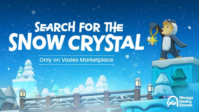 Winter Wonder Awaits with "Search for the Snow Crystal" on the Voxies Marketplace!  image